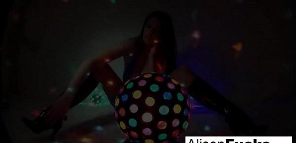  Sexy big boobed disco ball babe Alison Tyler